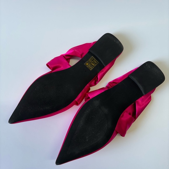 Jeffrey Campbell tied down satin flats - Picture 4 of 6